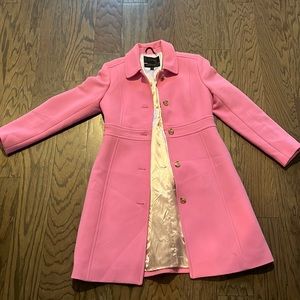 Pink JCrew Pea Coat